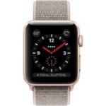 Apple Watch Series 3 GPS + Cellular Smartwatch (White Strap, 38mm)