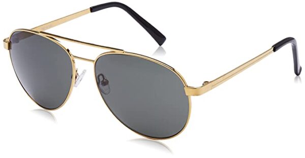 Fastrack UV Protected Aviator Men's Sunglasses - (M242GR4T|58|Green Color Lens)
