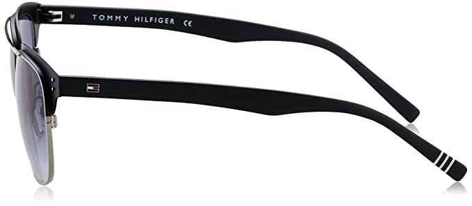 Tommy Hilfiger Gradient Square Unisex Sunglasses 2550 Siblkgn-19 C4 52 S |52| Green Colour Lens - Image 3