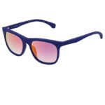 Calvin Klein Jeans Mirrored Wayfarer Unisex Sunglasses - ( CKJ 818 426 53 S |53| Red Color Lens )
