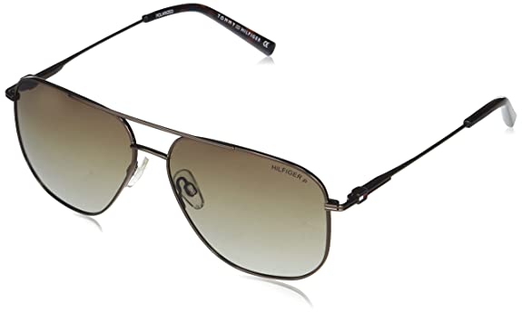 Tommy Hilfiger Gradient Square Men Sunglasses 867 C5 59 S |59| Brown Colour Lens