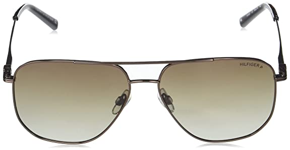 Tommy Hilfiger Gradient Square Men Sunglasses 867 C5 59 S |59| Brown Colour Lens - Image 2