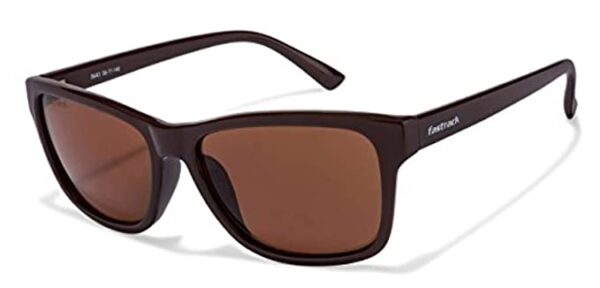 Fastrack Men's Square Sunglasses Brown Frame, Brown Lens -Pack of 1 - Image 2
