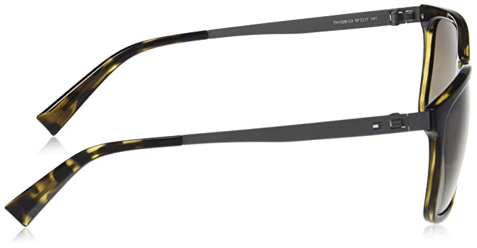 Tommy Hilfiger Gradient Square Unisex Sunglasses 1526 C3 S |57| Brown Colour Lens - Image 3