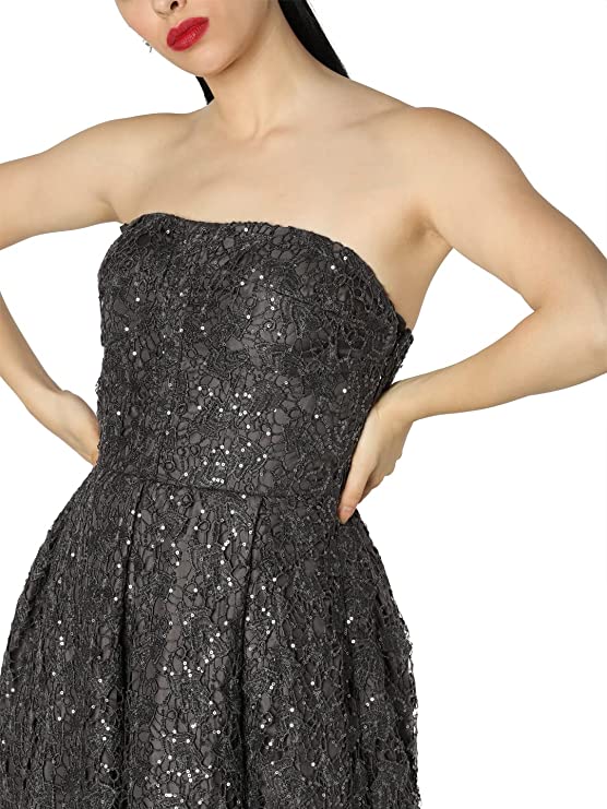 VERO MODA Women's Cotton A-Line Midi Dress - Image 4