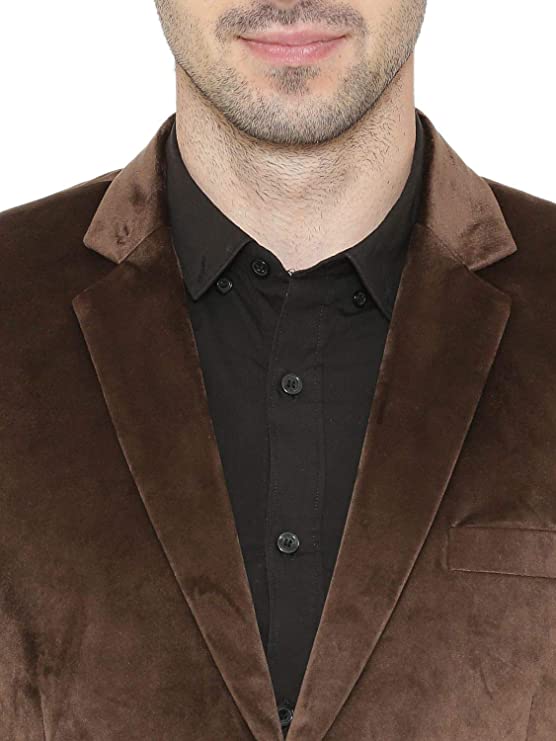 WINTAGE Men's Regular Fit Notched Lapel Blazer - Image 3