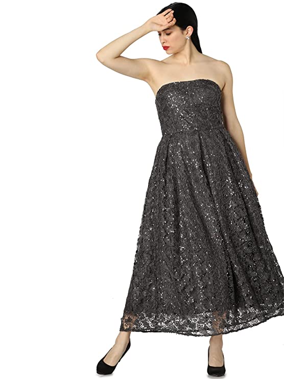 VERO MODA Women's Cotton A-Line Midi Dress - Image 2